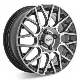 X`trike X-132 6x15 PCD5x100 ET38 DIA 57.1  BK/FP